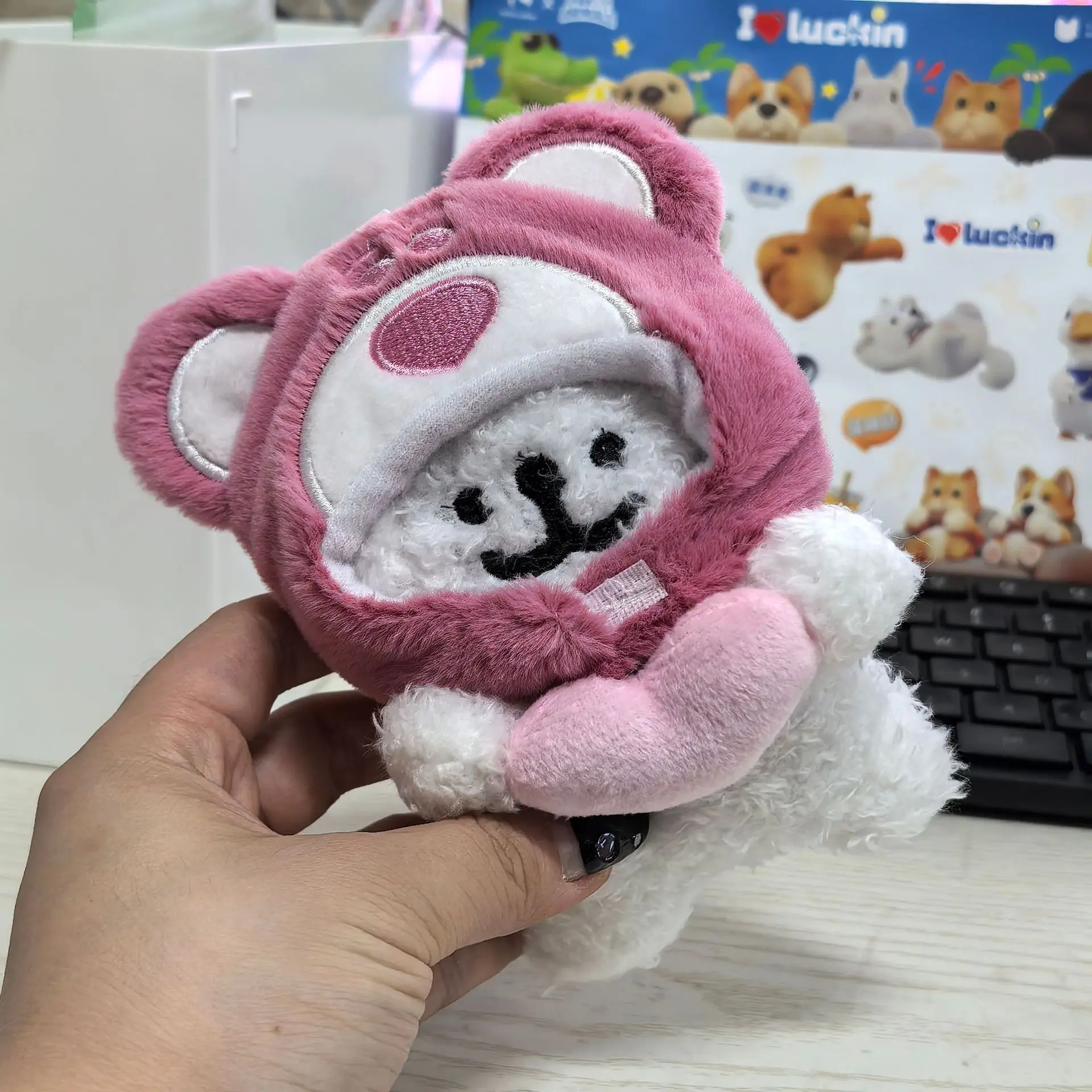 Sanrio Hangyodon плюшевый брелок линия щенок плюшевые мягкие игрушки для девочек