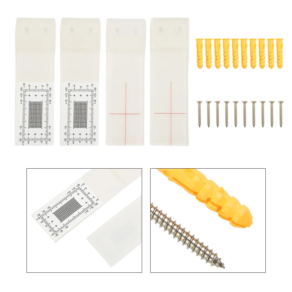 Весы мониторинга Монитор трещин Пластиковый Вертикальный Горизонтальный Уголок