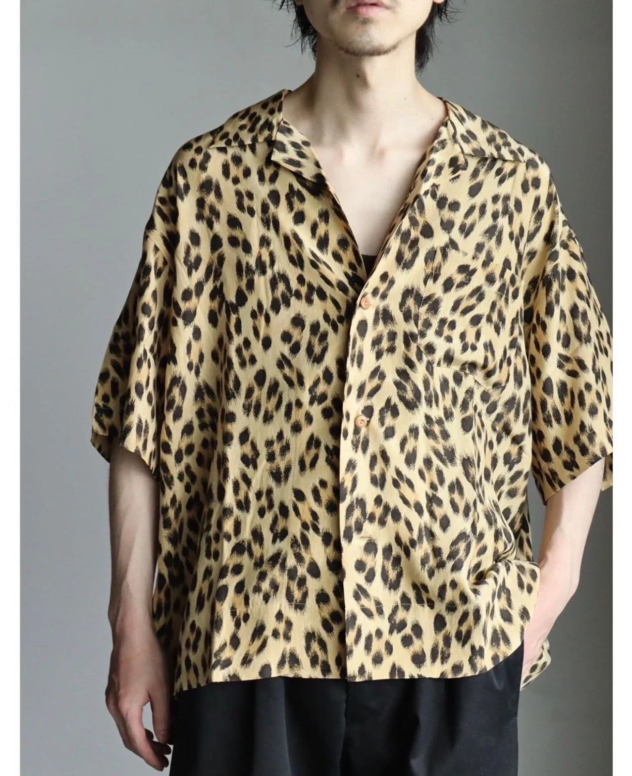 Мужской и женский кардиган с коротким рукавом Visvim 23ss повседневный Гавайский