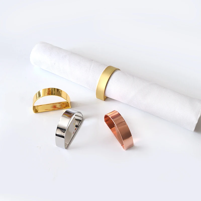 

6Pcs Metal Napkin Rings Elegant Gold Napkin Rings Decor for Special Occasions Such as Valentine Easter Mothers Day Thanksgiving