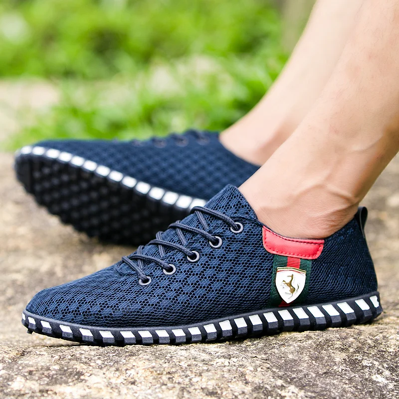 

Men Casual Shoes New Arrival Breathable Mesh Flats Shoes Men Loafers Slip on Mens Driving Shoes Trainers Shoes for Men
