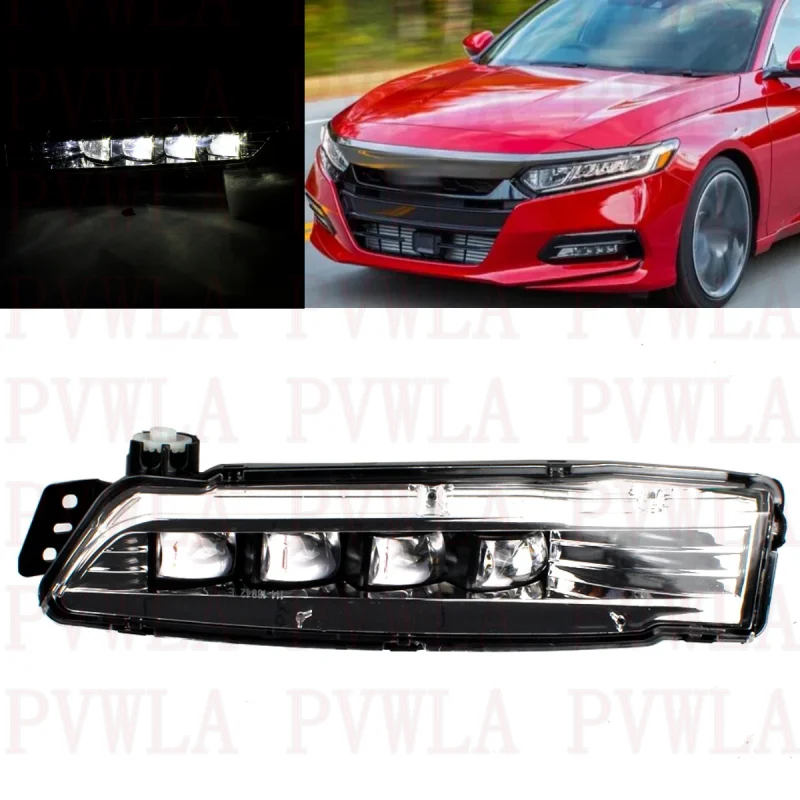 Передний бампер с левой стороны дневные ходовые огни противотуманные фары