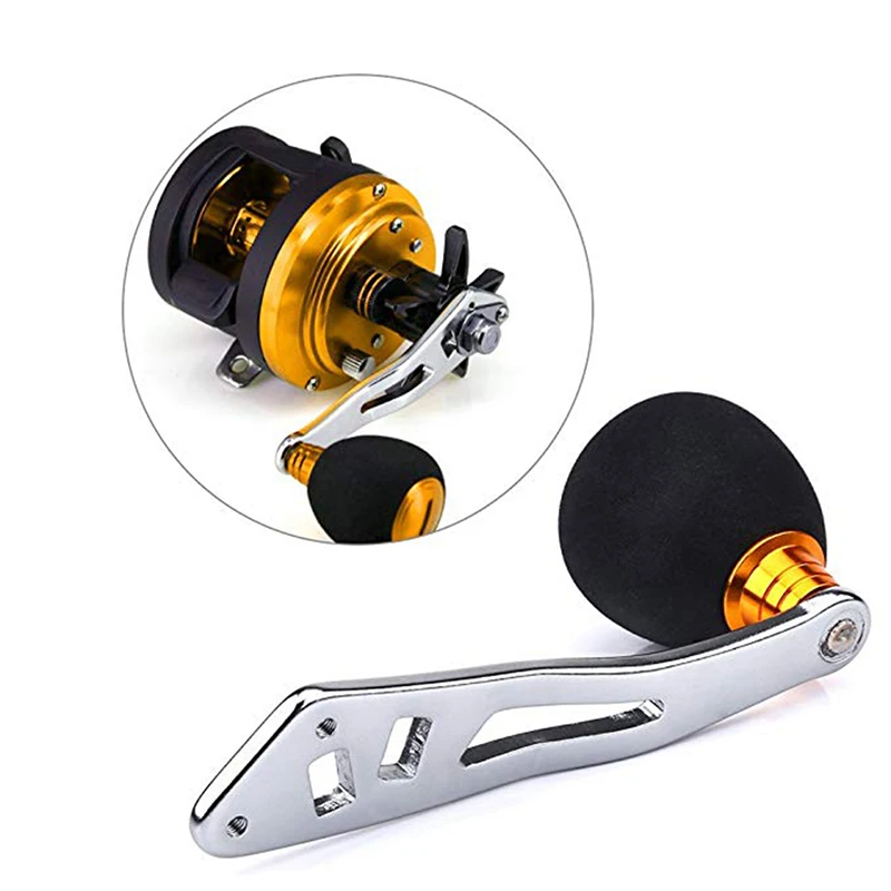 

Fishing Wheel Rocker Arm Water Droplet Wheel Leiqiang Wheel Drum Single Rocker Arm Eva Hand Wheel Fishing Supplies