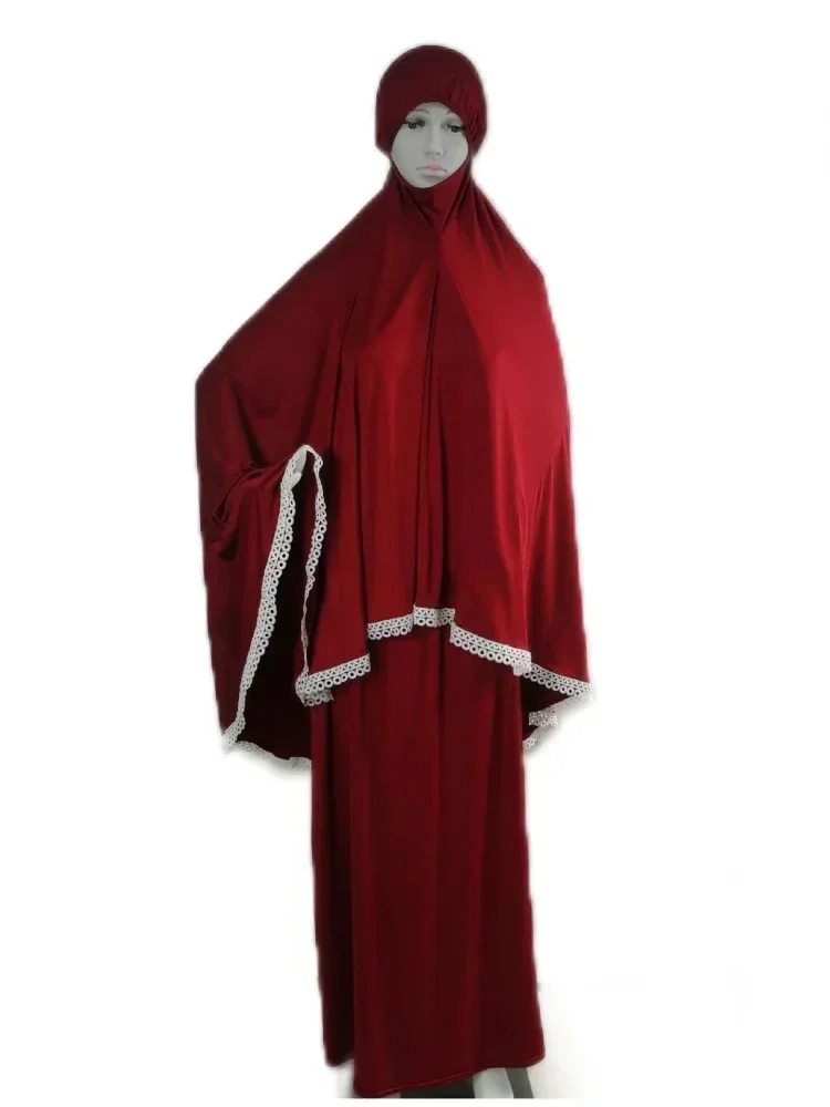 Ид Рамадан Молитвенная одежда Мусульманские женские комплекты юбок Комплект из