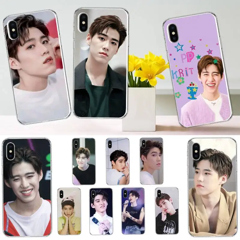 

PP Krit Thai actor Phone Case Transparent soft For iphone 12 11 13 7 8 6 s plus x xs xr pro max mini