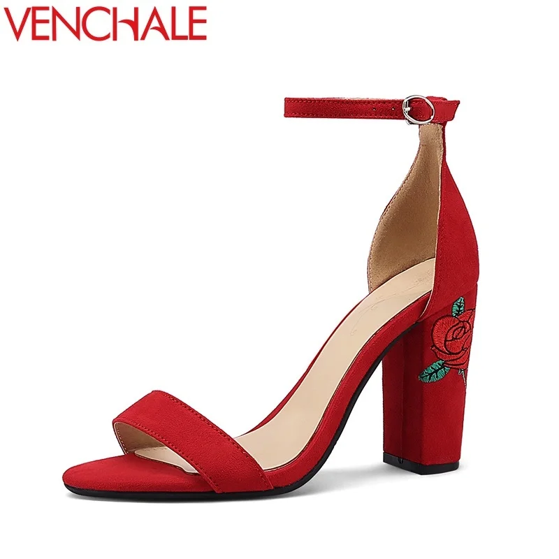 

Сандалии VENCHALE женские на очень высоком каблуке, пикантные модные босоножки с ремешком на щиколотке, туфли-лодочки с открытым носком в ретро стиле ручной работы, лето