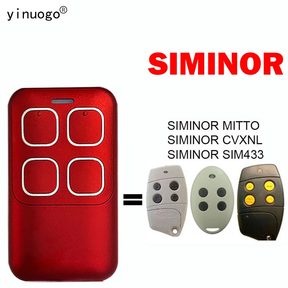 

SIMINOR MITTO CVXNL SIM433 Garage Door Gate Remote Control 433.92MHz Replacement SIMINOR Remote Control Garage Door Opener Key