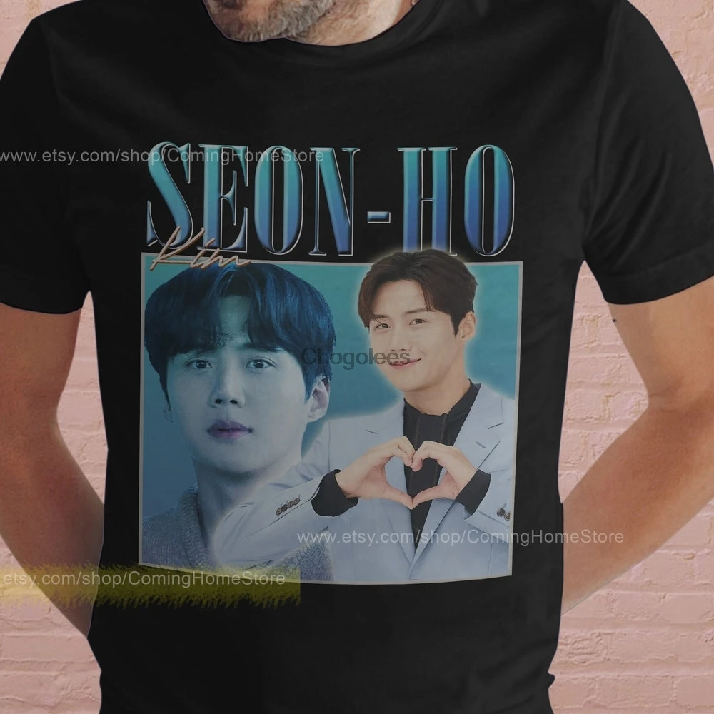 Футболка унисекс большие размеры толстовка в стиле Ким сеон-хо |