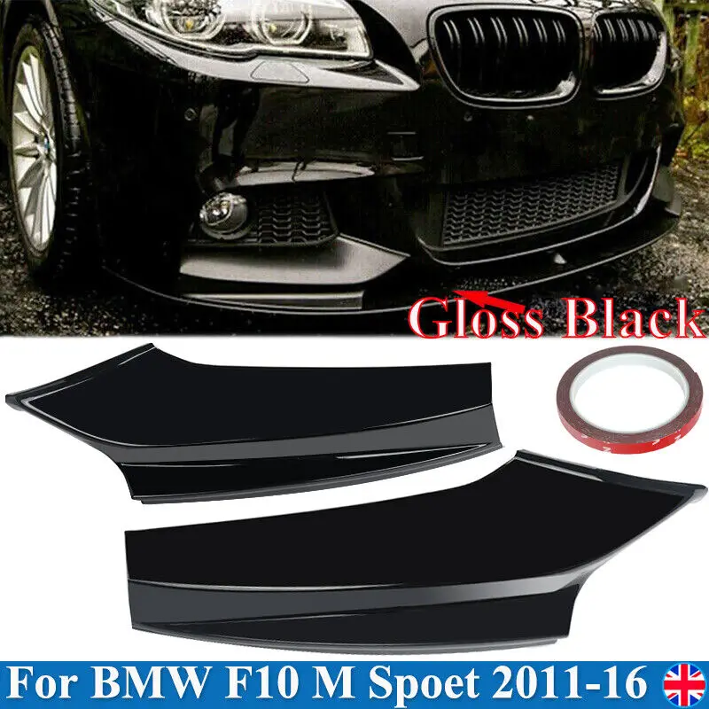 MAGICKIT для BMW F10 5-й серии 4-дверный седан 2011-2016 с бампером M-Tech только глянцевый черный