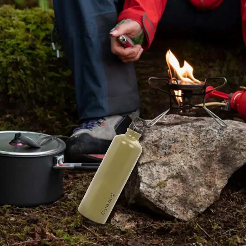 Бутылка для топлива на открытом воздухе 750 мл металлический контейнер жидких