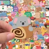 100pcs Cute Korean Bear Stickers Vinyl Waterproof Stickers for Kids Toy Decals for Loptop Water Bottles Skateboard Phone 5