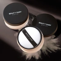3 colors face loose powder setting breathable cosmetic makeup tool waterproof powder skin finish powdermaquiagemmaquillaje