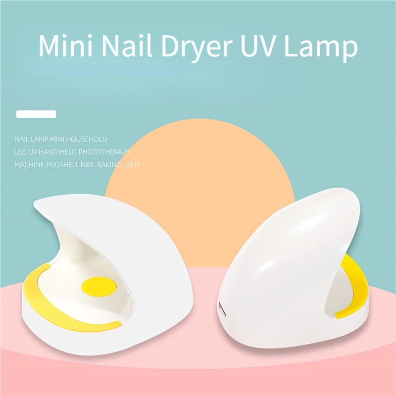 

Mini Nail Dryer UV Lamp Manicure Machine Single Finger Nails Art Tool Gel Polish 6W Nail Dryer LED Nail Lamp Manicure Tools
