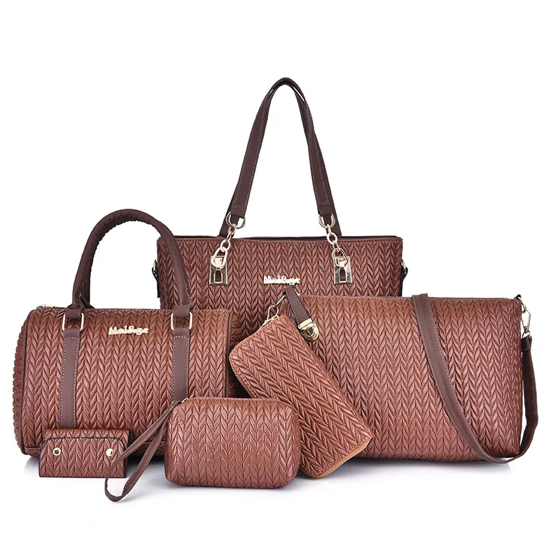 

Women's Handbag Ladies Fashion Should Bags Large Capacity PU leather Messenger Bag A Whole Set 2022 New bolsa feminina