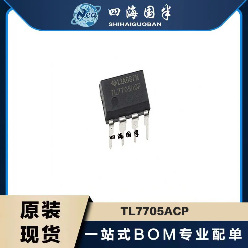 

1PCS TL7702ACP TL7705ACP DIP8 TL7709ACP TL7712ACP TL7715ACP Single-Supply Voltage Supervisor With Programmable Delay Time