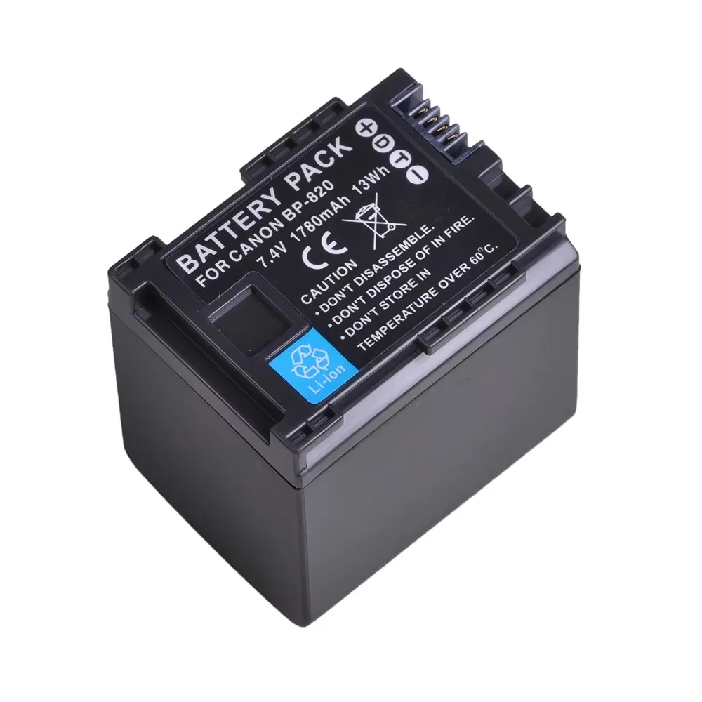 Аккумулятор BP-820 BP820 для Canon VIXIA GX10 HFG20 HFG21 HFG30 HFG40 HFM30 HFS200 XA10 XA11 XA15