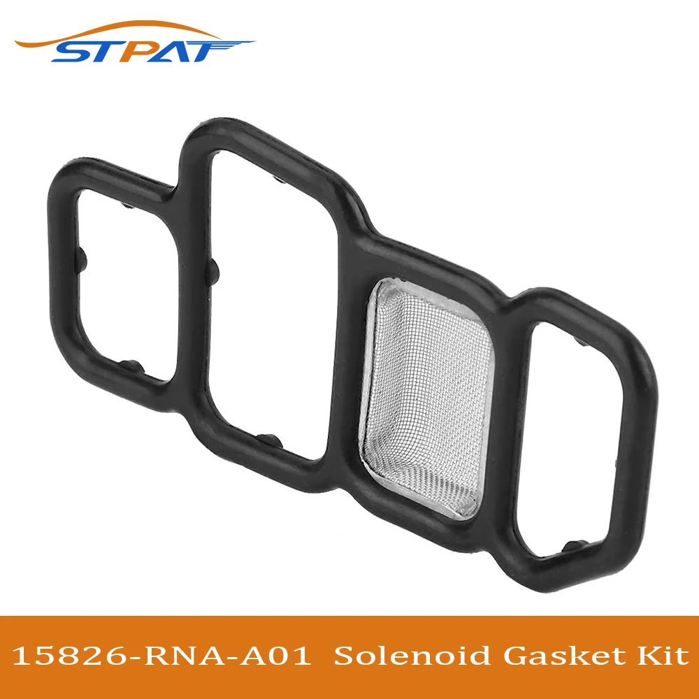 STPAT 15826-RNA-A01 Прокладка фильтра золотника электромагнитного клапана для Honda Civic 2006-2014 для Accord 2014, прокладка электромагнитного клапана золотника
