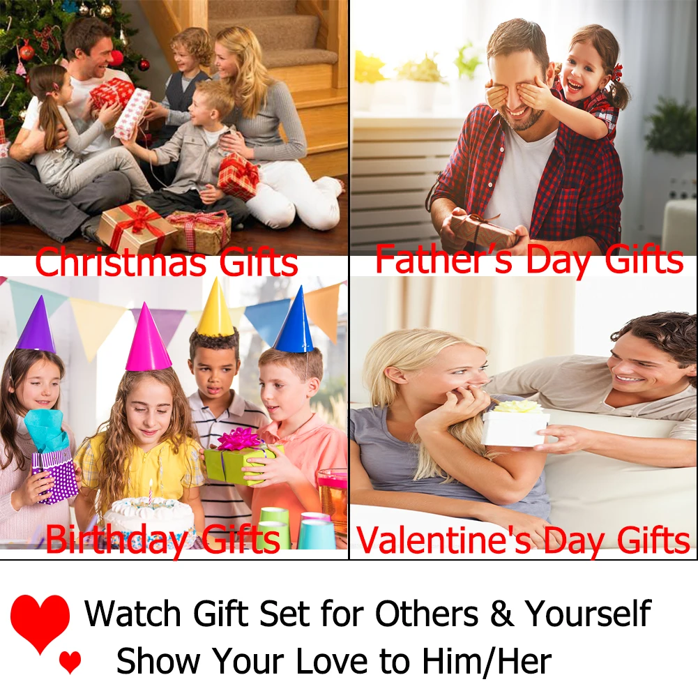 Oulm Luxury Gold Mens Watch Stainless Steel Big Dial with Calendar Quartz Wristwatch Bracelet Gift Set relógio masculino de luxo