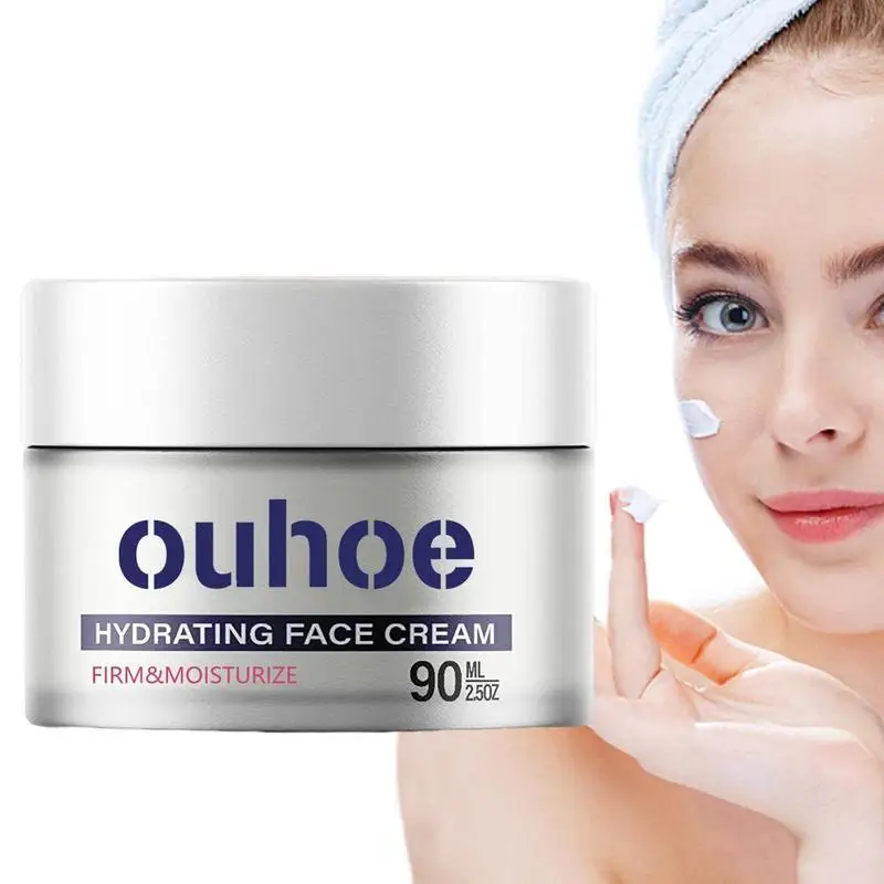 

Увлажняющий крем для лица, глубоко увлажняющий крем для ухода за кожей лица, питательный и очищающий крем для лица, уход за сухой кожей, 90 мл