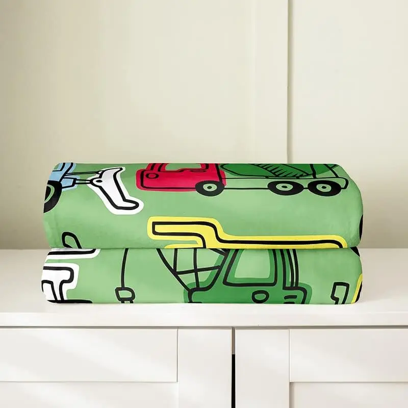 Плюшевое одеяло для экскаватора всесезонное строительных машин Фланелевое