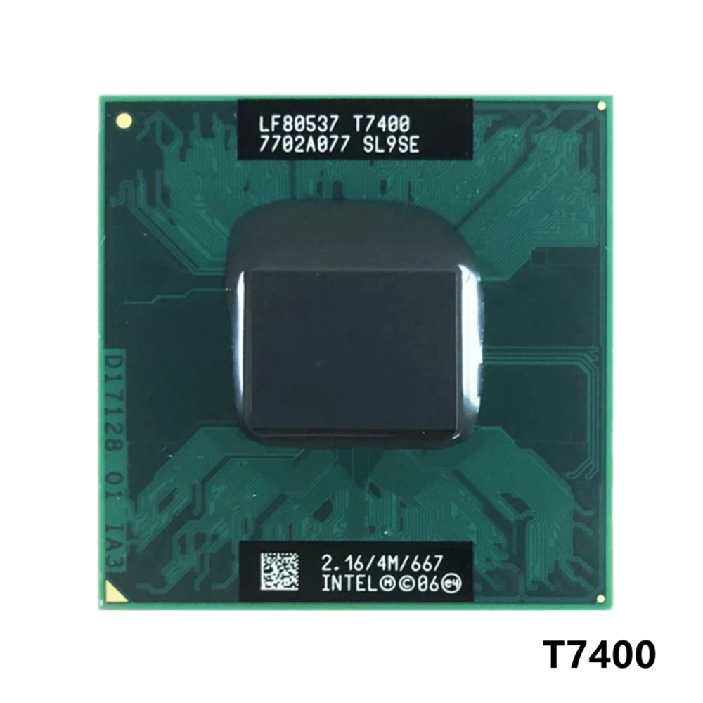

original intel CPU laptop Core 2 Duo T7400 CPU 4M Socket 479 Cache/2.16GHz/667/Dual-Core Laptop processor PGA478