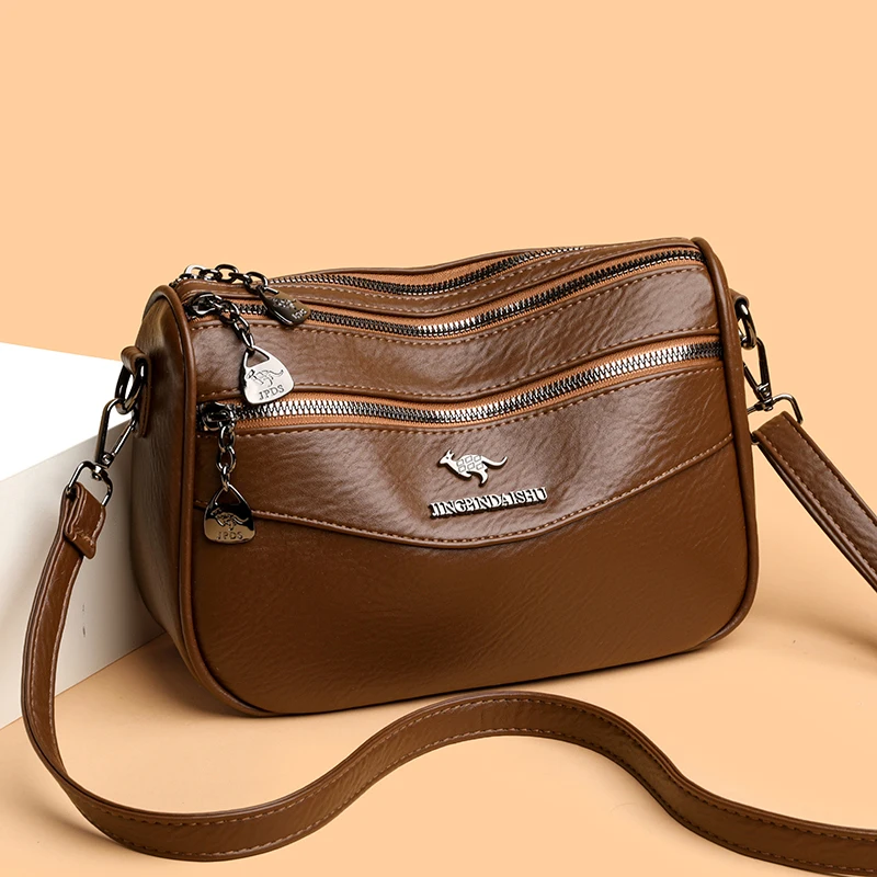 Высококачественные однотонные кошельки сумки на плечо роскошные женские через