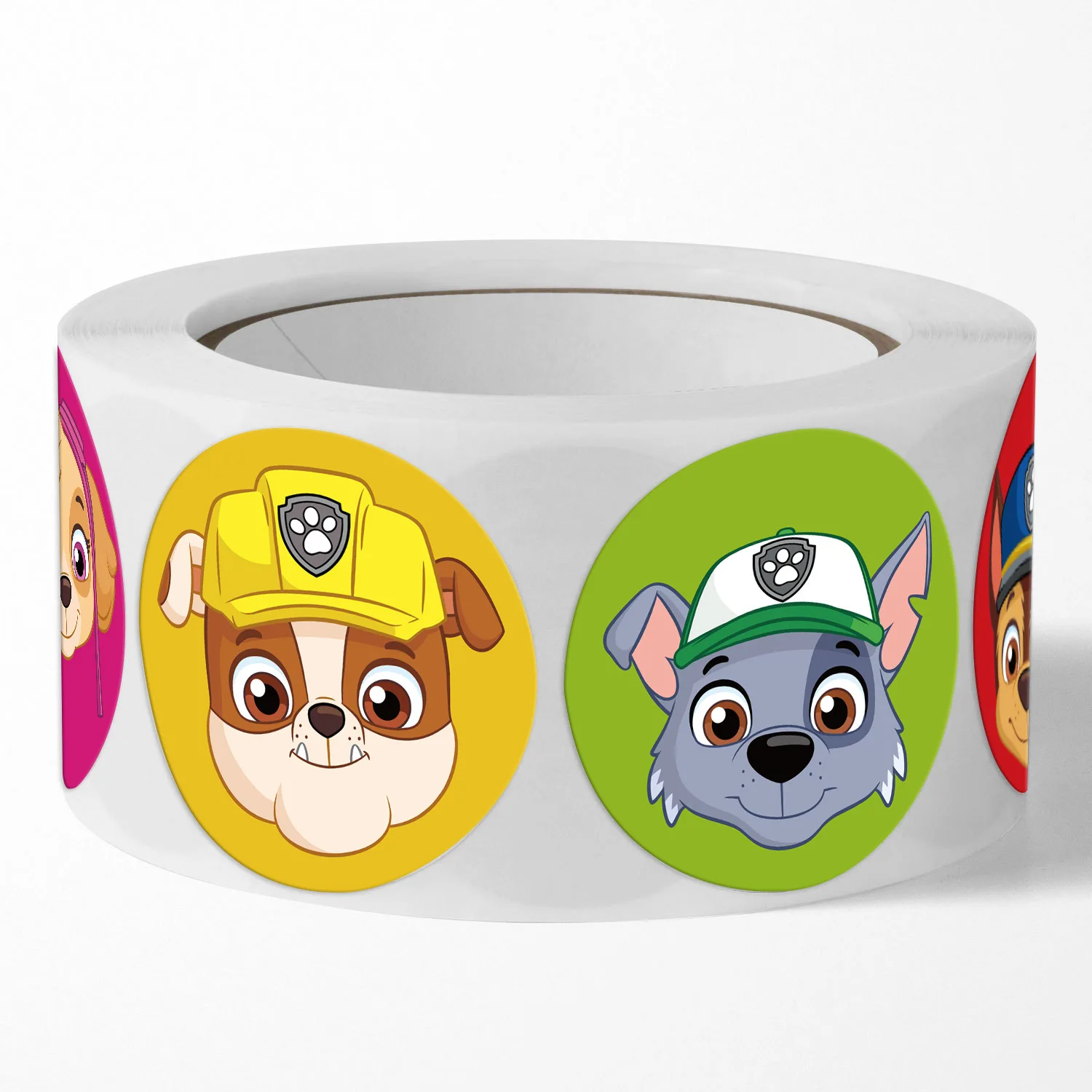 500 шт./рулон Щенячий патруль мультяшная уплотнительная наклейка сделай сам ПВХ