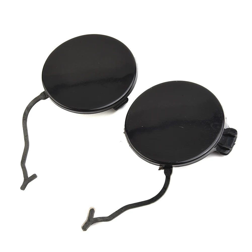 

Durable High Quality Left Right Front Tow Hook Bumper Left Right Part Replacement 2 Pcs Front Bumper Unpainted