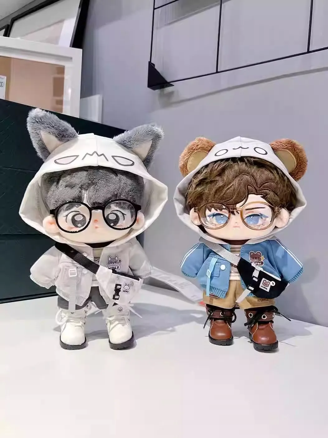 Животное волк медведь красивый костюм для куклы 10 см 15 20