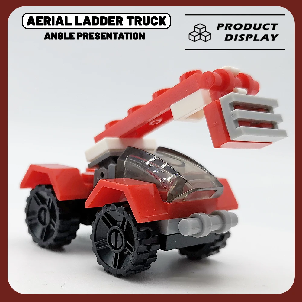 Воздушная Лестница Грузовик Набор Строительных Блоков Креативные
