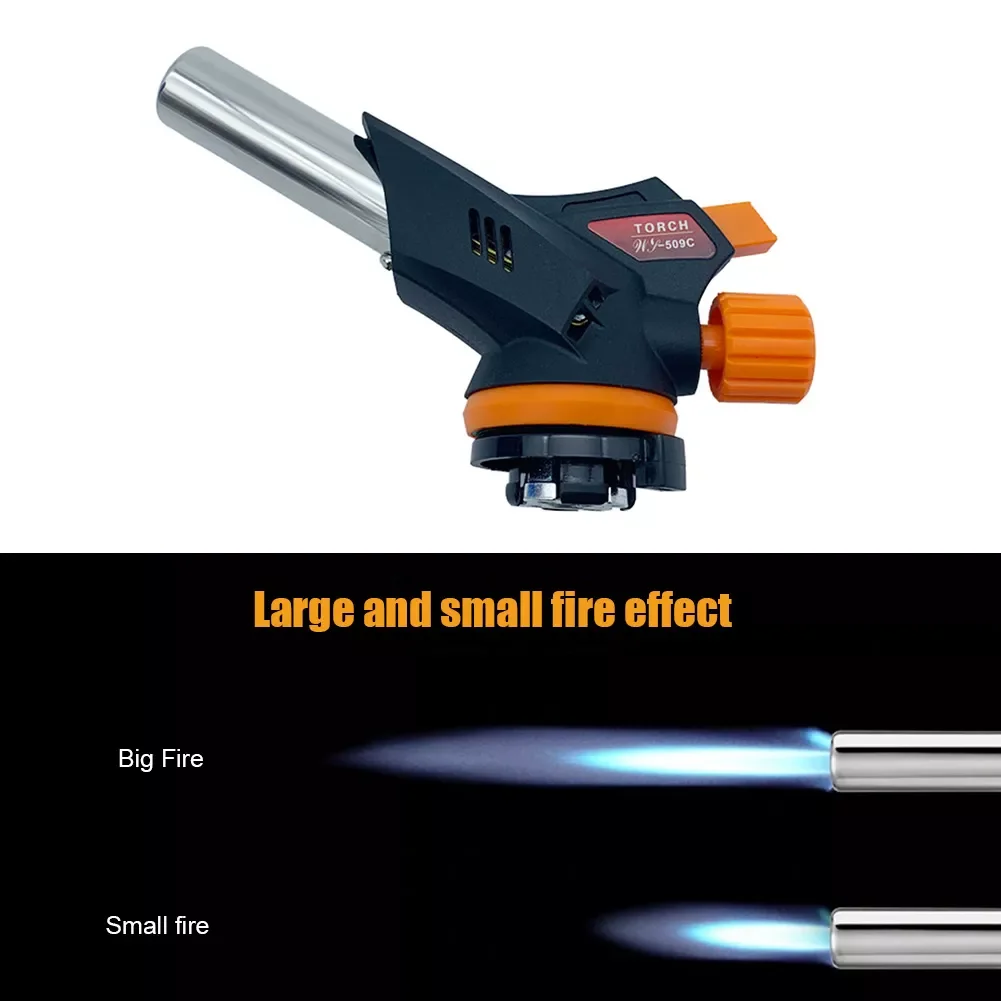 

Adjustable Welding Torch Nozzle Flamethrower Electronic Gas Flame Gun Part Outdoor Camping BBQ Hiking Kitchen Cooking Tool