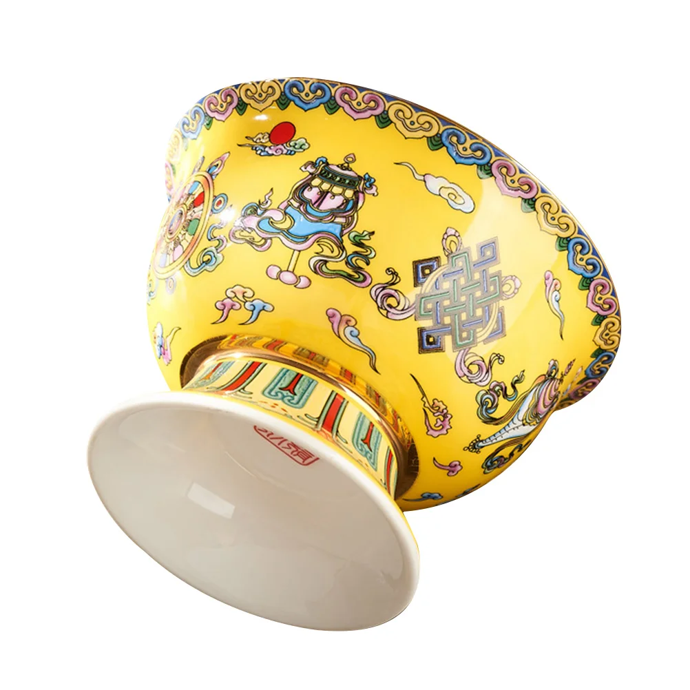 

Bowl Water Cupoffering Holy Singing Smudging Ritual Wiccan Auspicious Tibetan Sacrifice Meditationceramic