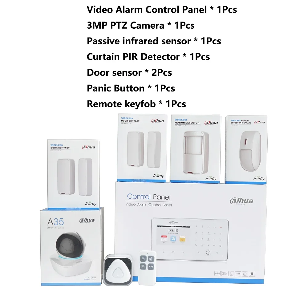 

Dahua ART-ARC5402A-W-06-A35 Alarm Security Kit