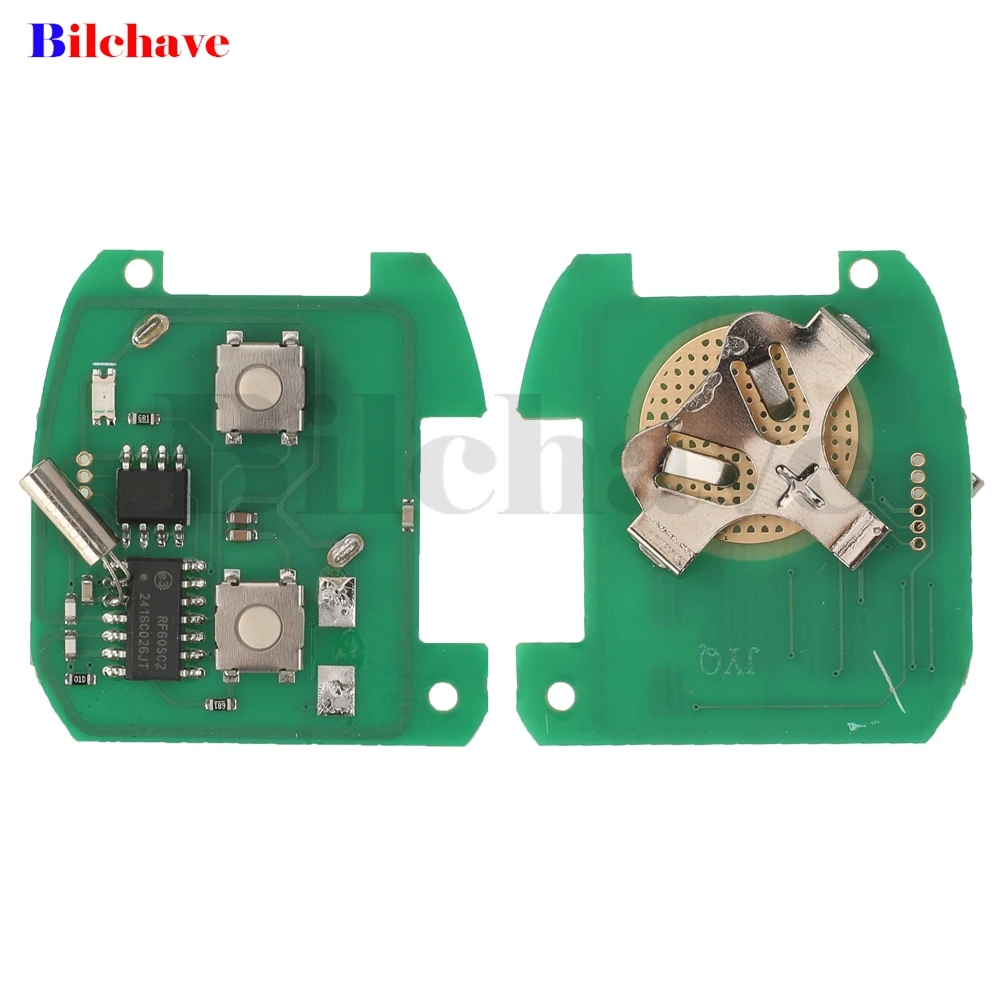 Jingyuqin 433 92 МГц/315 МГц/447 МГц 4D60 чип 2 кнопки дистанционный ключ для Автомобиля Ssangyong