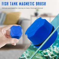 magnetic mini aquarium home floating algae scraper scrubber accessorie fish tank clean brush fish tank cleaning cleaning tools