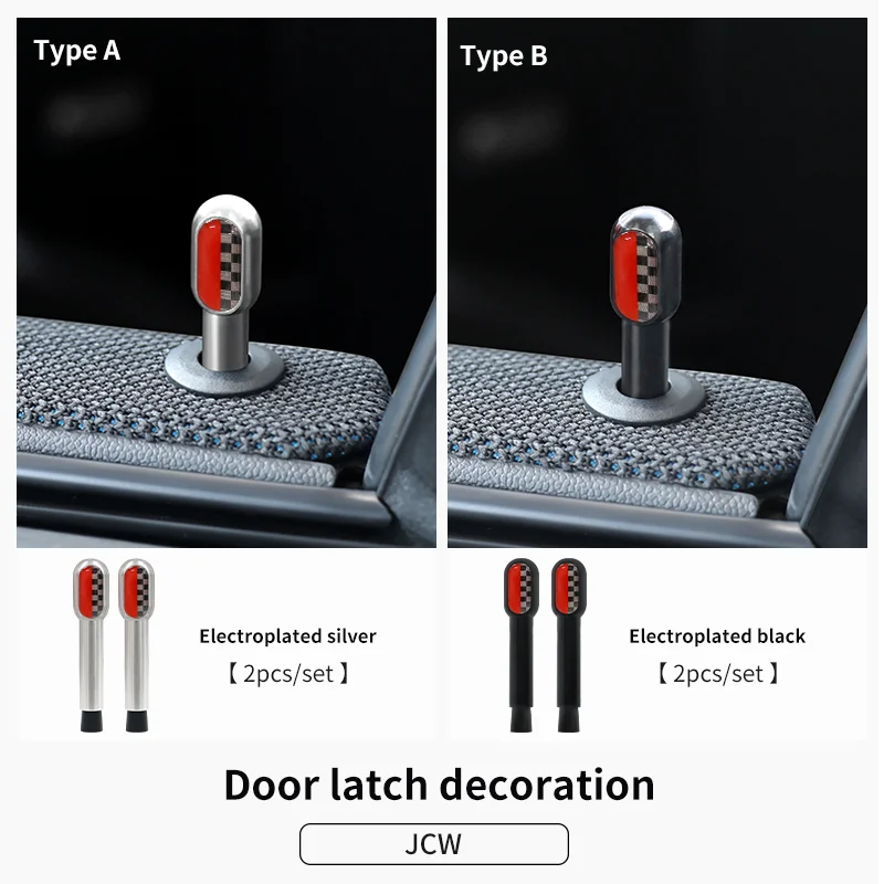 

Декоративный дверной штифт автомобиля для MINI COOPER F54 F55 F56 F60 F65 R56 R60 J01 U25 COUNTRYMAN CLUBMAN Металлические аксессуары для салона автомобиля