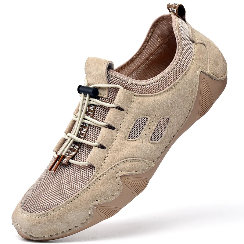 

Мужская повседневная обувь, кожаная обувь ручной работы, удобная мужская обувь на плоской подошве, Универсальные мужские кроссовки