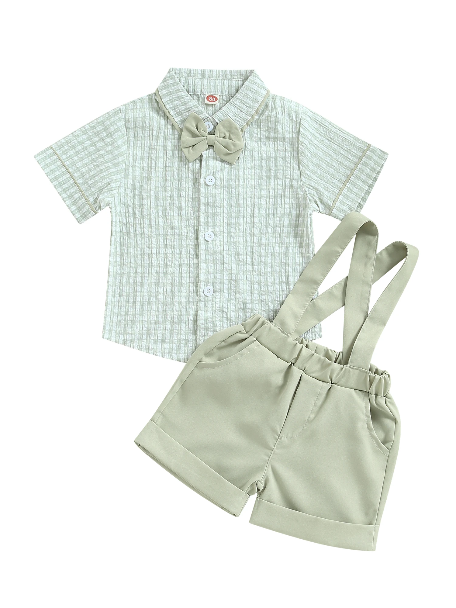 

Летняя одежда для маленьких мальчиков, рубашки с галстуком-бабочкой, детские комбинезоны и шорты, костюм