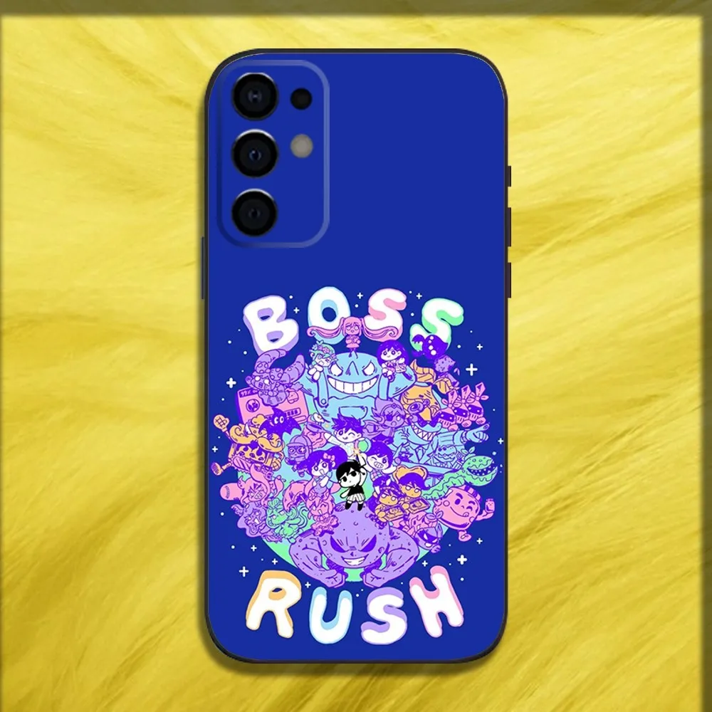 O-Omori Game Phone Case For Samsung S25 S24 S21 S22 S23 S30 Ultra S20 Plus Fe Lite Note 10 9 5G Black Soft Cover