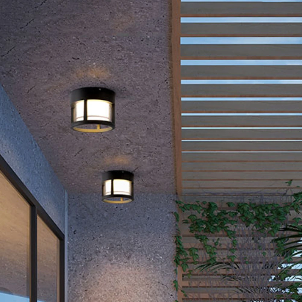 

Уличные Настенные светильники для крыльца, матовый черный светодиодный наружный светильник, водонепроницаемое осветительное приспособление, 4 вида, теплый белый свет, для террасы и внутреннего дворика, IP65