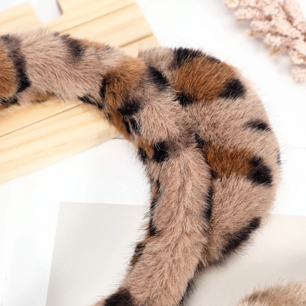 Забавный обруч для волос с кошачьими ушками новинка аксессуары плюшевая повязка