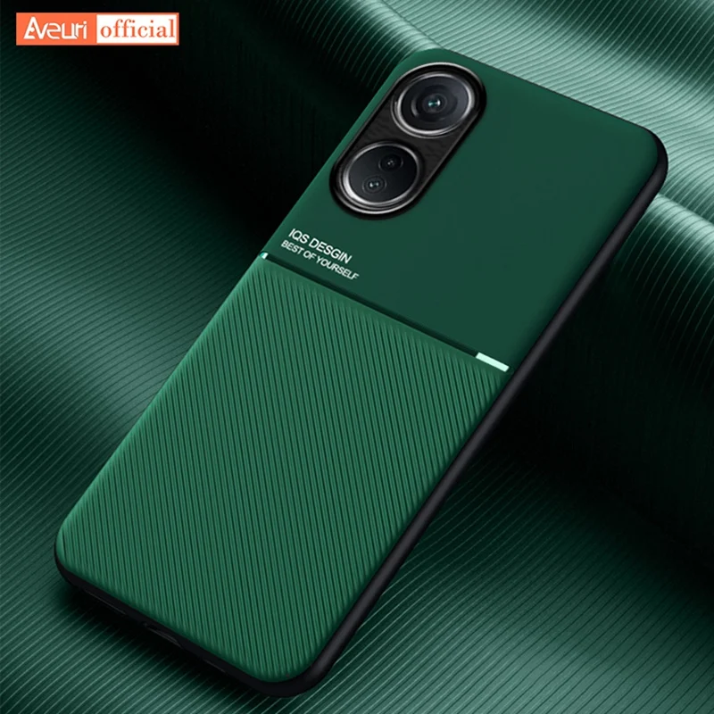 Магнитная кожаная задняя крышка для OPPO A58 A78 A98