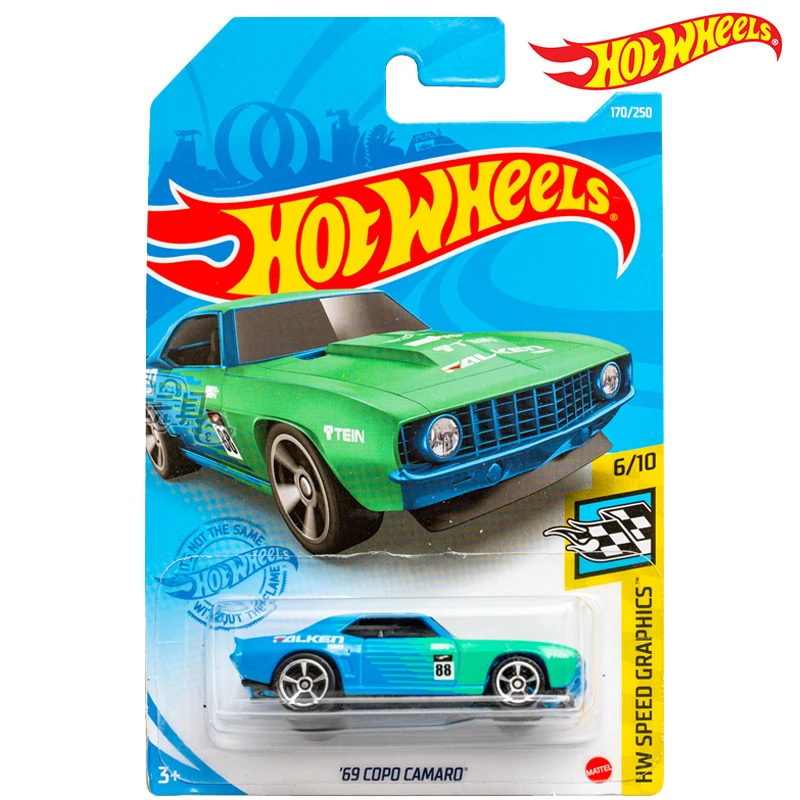 

Hot Wheels Automobile Series HW SPEED GRAPHICS 69 COPO CAMARO 1/64 Metal Cast Model Collection Toy Vehicles