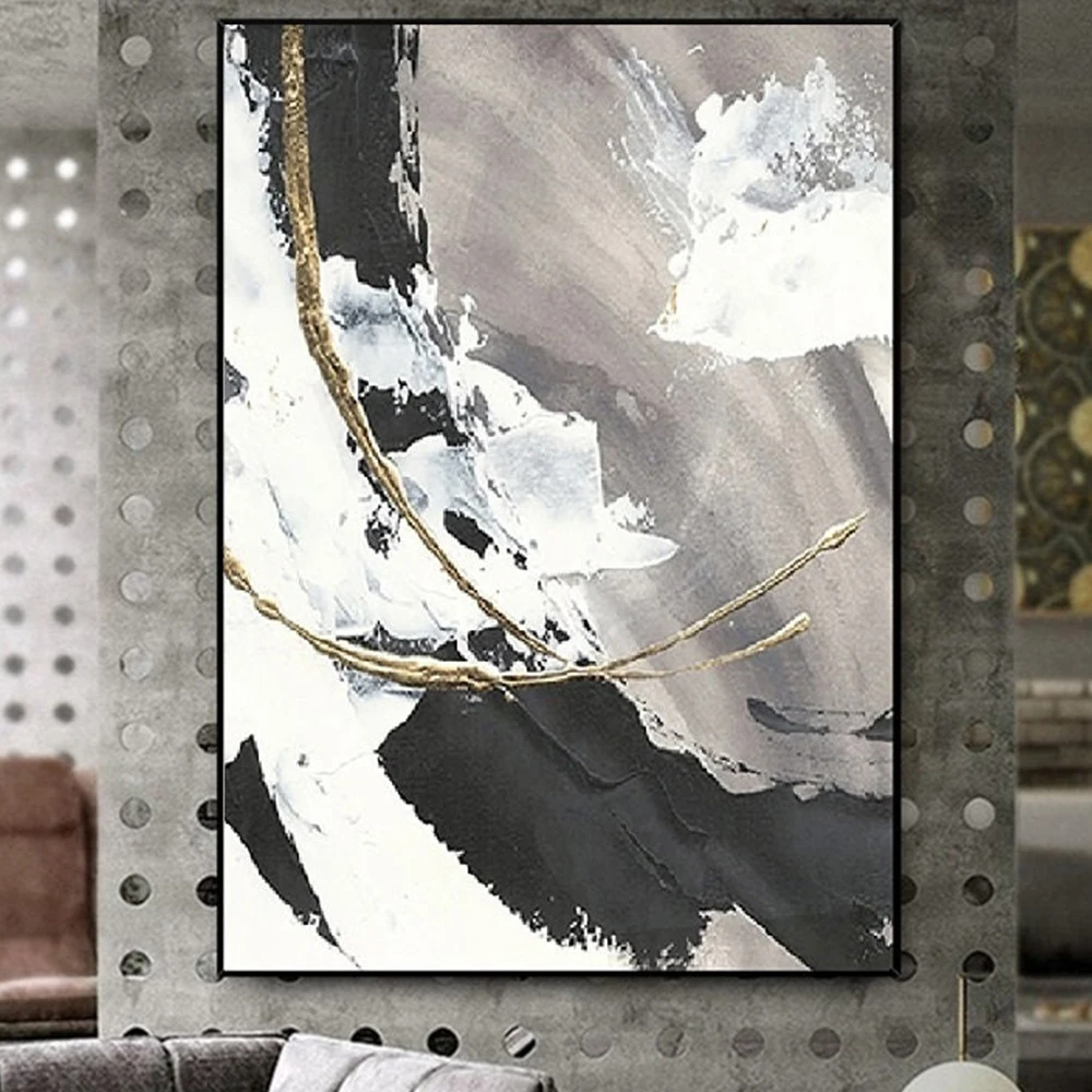 Абстрактная картина на холсте