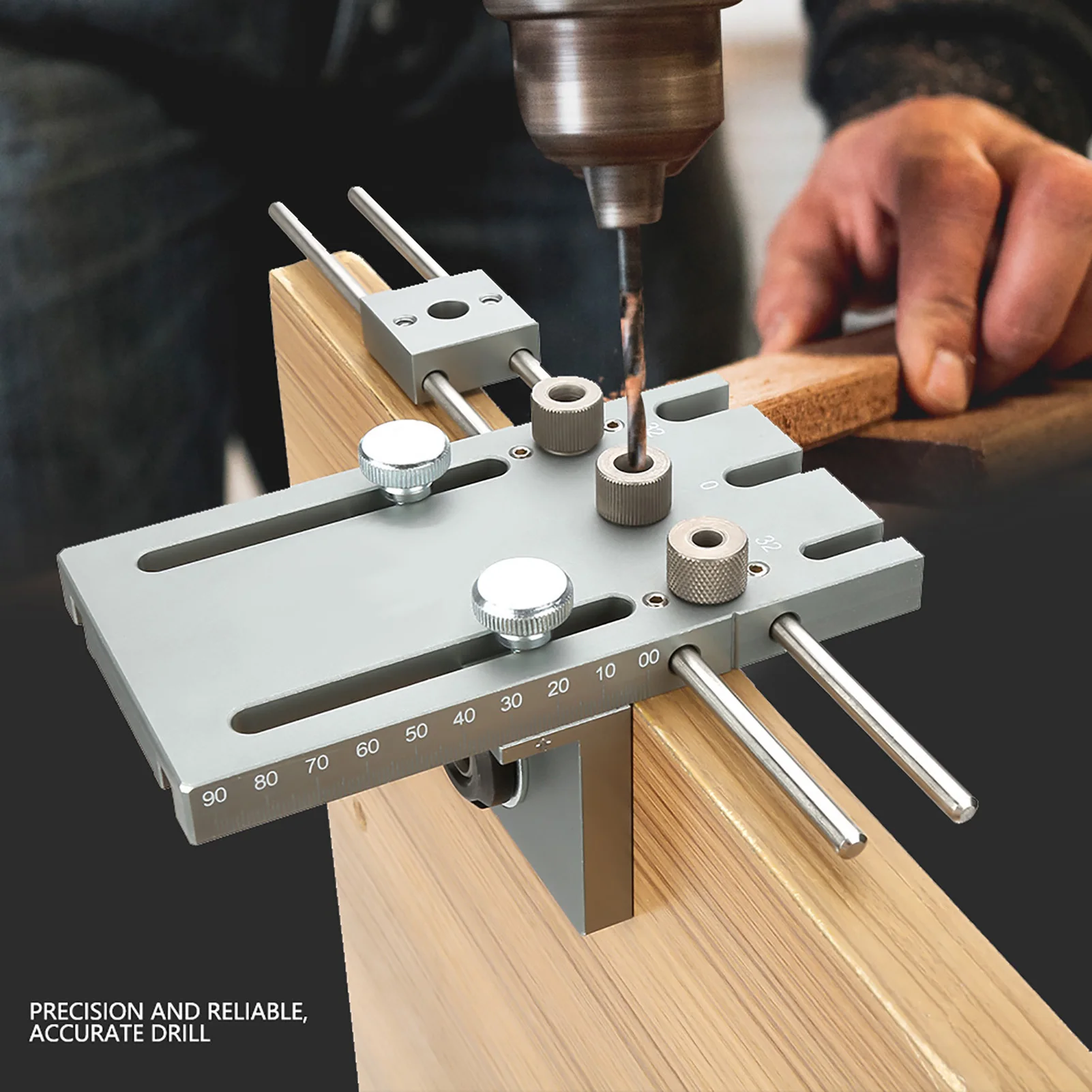 Набор Направляющих Для Деревообрабатывающего Сверла 3-в-1 Самоцентрирующийся