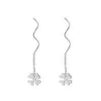 925 silver design ear line beautiful flowers hot selling jewelry exquisite fashion for decoration 2022 new brand