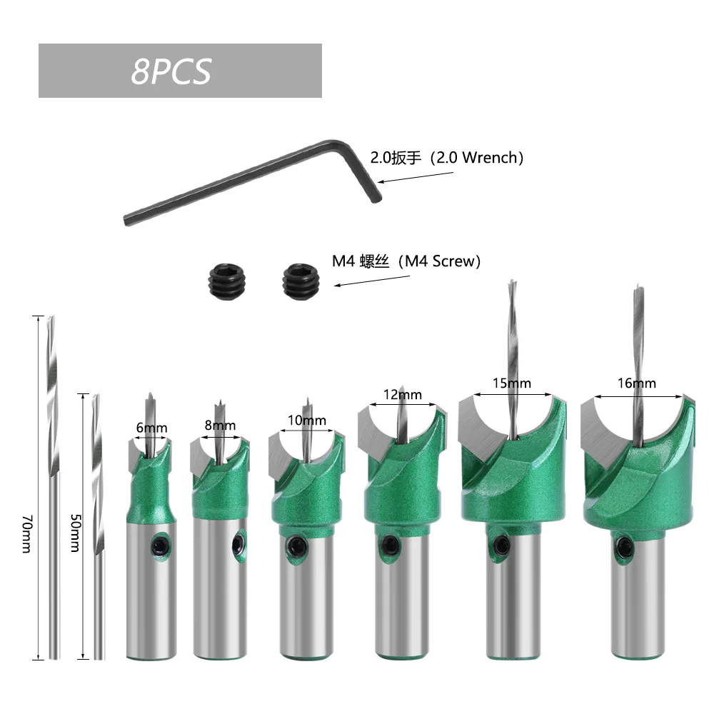 8 шт./компл. фреза для регби деревообрабатывающие инструменты овальные