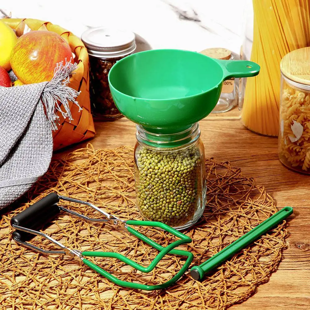 Набор для консервирования Подъемник банок с широким горлышком Воронка крышкой