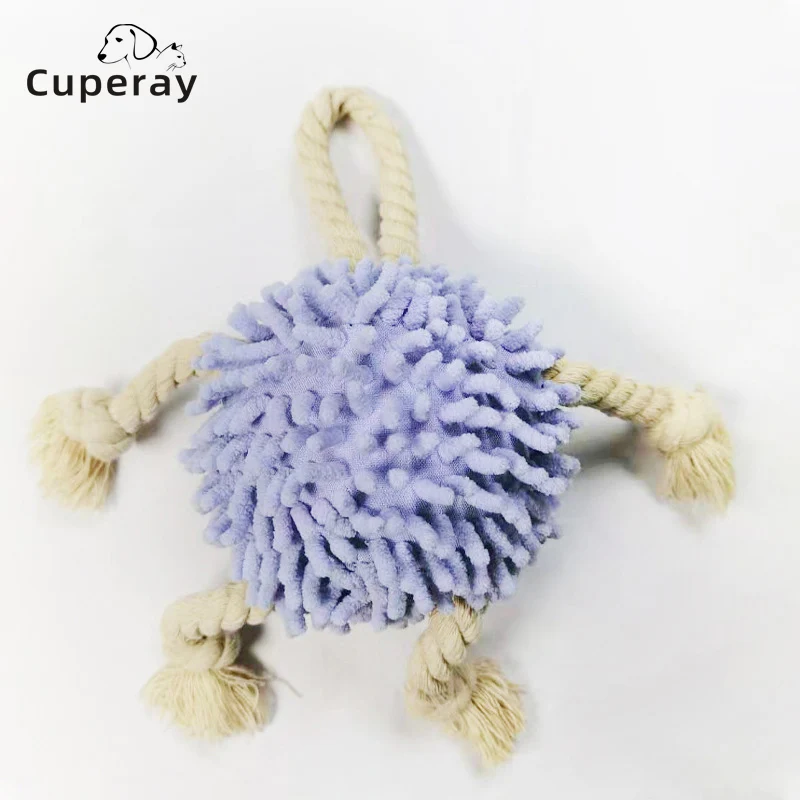 

Pet Molar Cotton Knot Chew Toy Doll Dog Sound Toy Stickman Shape Puppy Training Interactive Playing Relieve Boredom Pet Supplies
