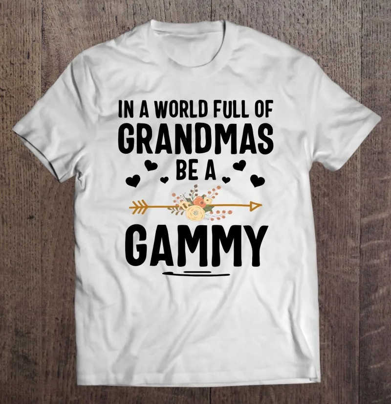 

Футболка мужская оверсайз с надписью Grandmas Be A Gammy на День Матери